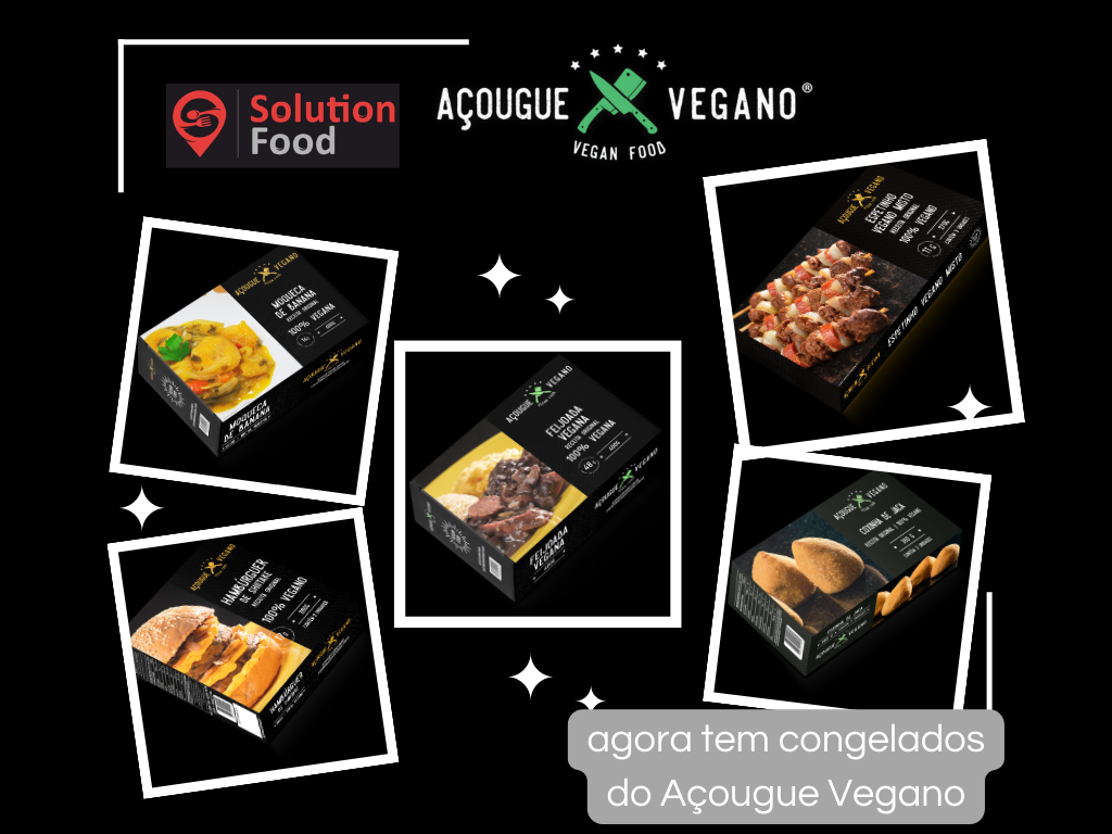 Açougue Vegano agora vende seus produtos congelados na rede Solution Foods